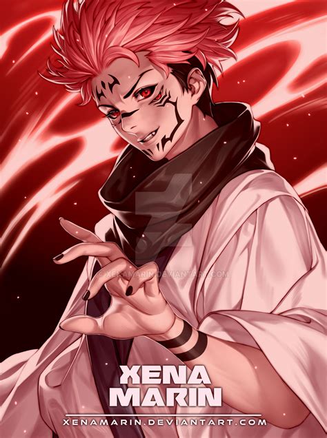 FANART RYOMEN SUKUNA - JUJUTSU KAISEN by Xenamarin on DeviantArt