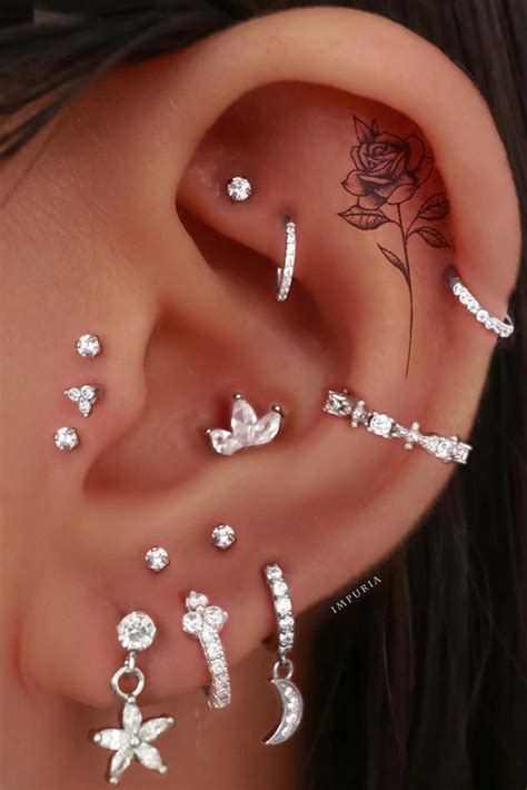 26 of the Most Unique Ear Piercing Ideas | Ear jewelry, Ear piercings ...