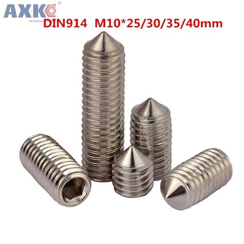 AXKL M10*25/30/35/40 M10x25/30/35/40 304 Stainless Steel ss DIN914 ...
