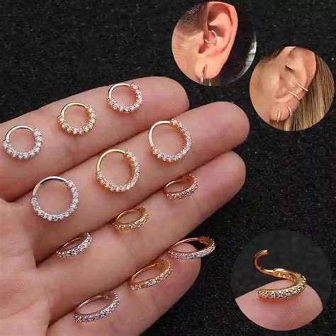 Женские серьги, круглые, корейские, стразы, сплав, маленькие серьги для ...