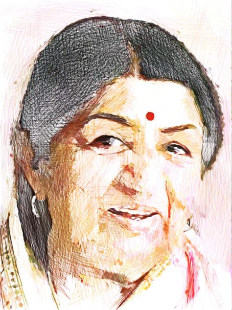 Lata mangeshkar by lapsiyaji on DeviantArt