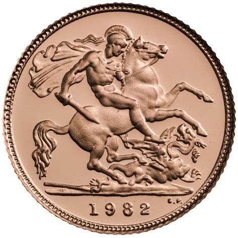 The Half-Sovereign 1982 Coin | The Royal Mint