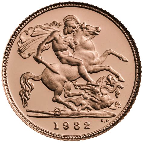 The Half-Sovereign 1982 Coin | The Royal Mint