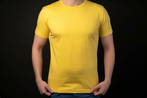 Yellow T Shirt Template Stock Photos, Images and Backgrounds for Free ...