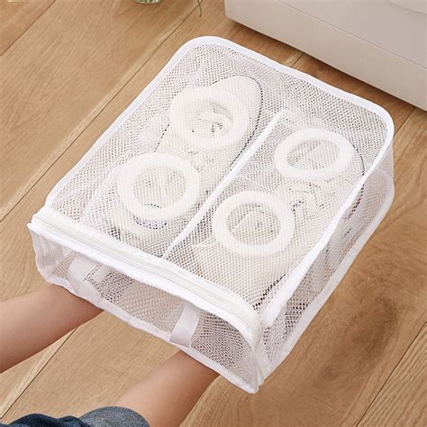 VBXOAE Stable Polyester Shoe Washing Bag Protects Footwear and Washing