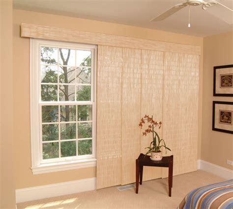 E'lance Natural Sliding Panels - Custom Window Treatments by Jacoby Company