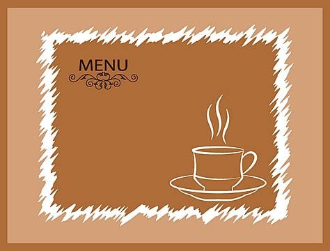 Menu Coffee Design PNG Transparent Images Free Download | Vector Files ...