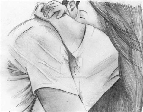 Создать мем "рисунки парочек, фото рисунок объятия, рисунок карандашом ...