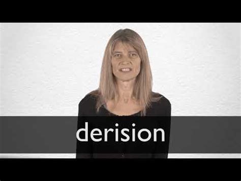 derision definition  american english collins english dictionary