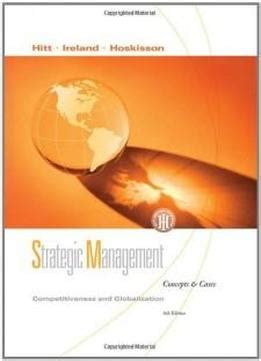 Strategic Management: Competitiveness And Globalization, Concepts And ...