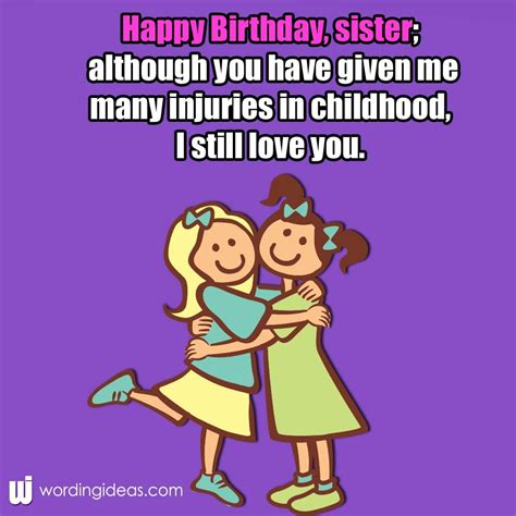 Happy Birthday, Sister! 30+ Birthday Wishes for your Sister » Wording Ideas