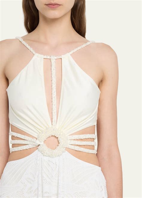 PatBO Beaded Beach Maxi Dress - Bergdorf Goodman