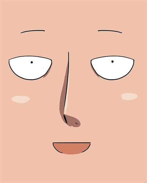 Saitama face (One Punch Man) | One punch man funny, One punch man anime ...