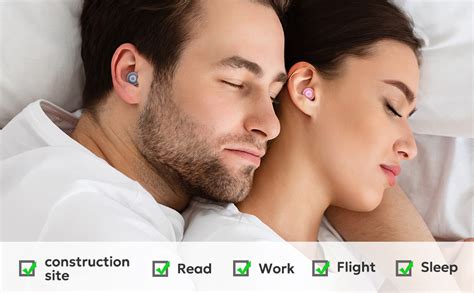 Amazon.com: Ear Plugs for Sleep Noise Canceling, Noise Reusable Sound ...