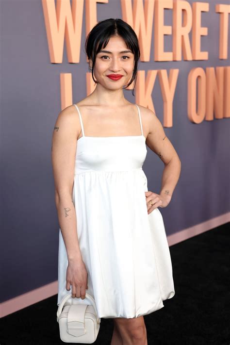 Brianne Tju at "We Were The Lucky Ones" Premiere in Los Angeles 03/21