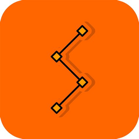 Path Filled Orange background Icon 42986115 Vector Art at Vecteezy