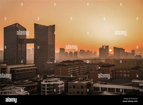 Hangzhou City Skyline Stock Photo - Alamy