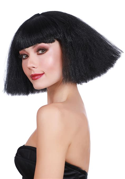 Halloween Costumes Black Bob Wig at Eugene Mash blog