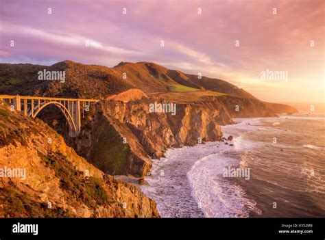 Bixby creek bridge sunshine hi-res stock photography and images - Alamy