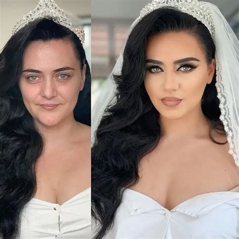Как на самом деле выглядят арабские невесты: 7 фото с макияжем и без ...