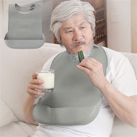 Grrvtrz Bib for Adults Men Women Eating Cloth for Elderly Seniors and