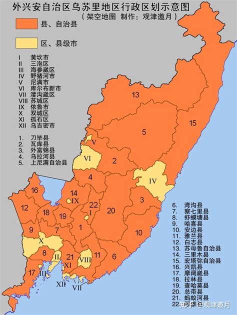 【架空地图】外东北滨海边疆区行政区划图 - 知乎