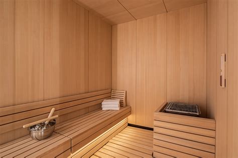 Sauna at 53W53 - Photo by Evan Joseph - New York YIMBY