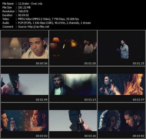 Drake - Over - Download High-Quality Video(VOB)