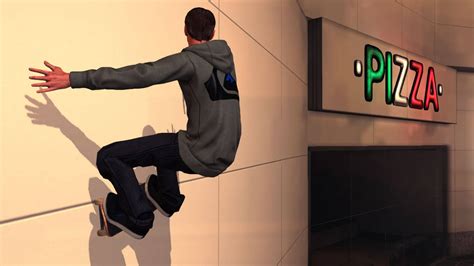 Download Tony Hawk Pro Skater Pizza Wall Wallpaper | Wallpapers.com