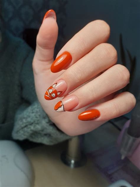 Маникюр | Work nails, Fox nails, Short acrylic nails designs