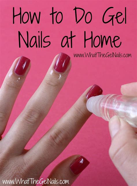 how to fill in gel nails at home