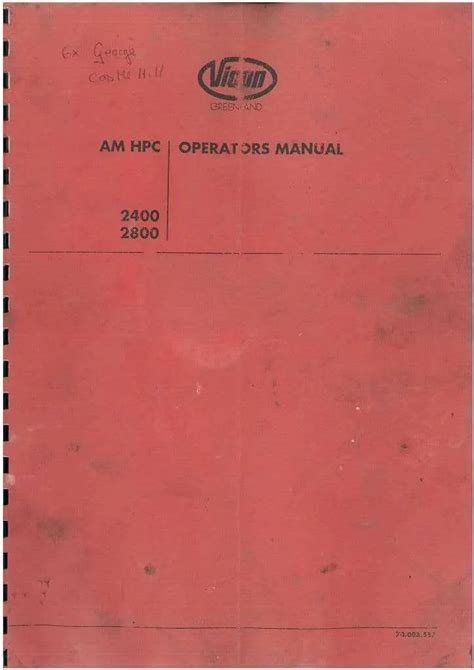 Vicon 2400 Disc Mower Parts Diagram and Breakdown