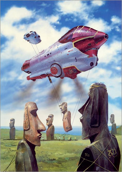 learned turtle sci fi art  chris foss