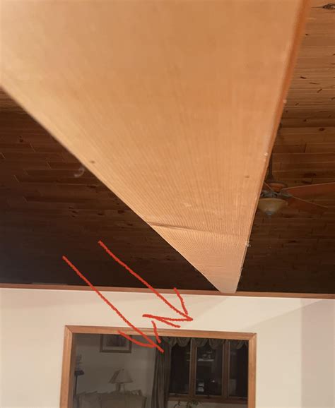 diy vs pro - Advice for Sagging Cosmetic Beam & Drywall Damage - Home