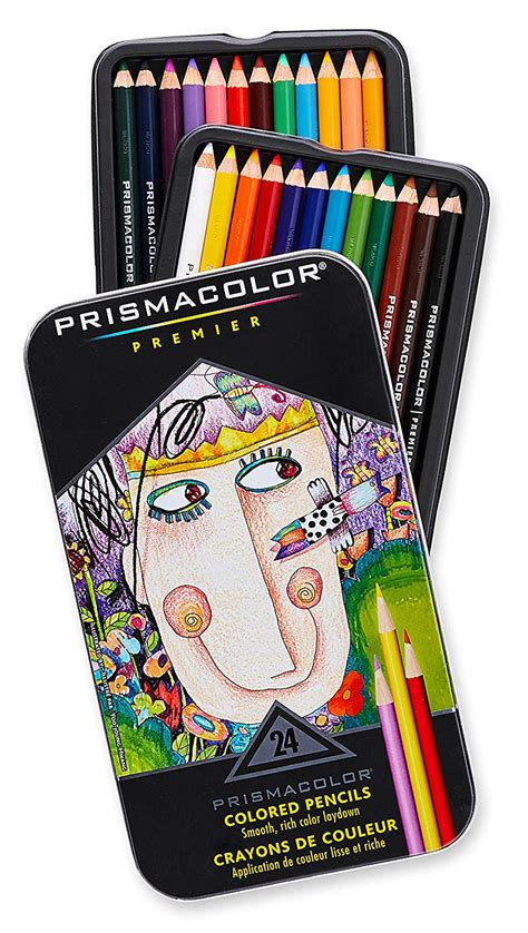 НАБОР ЦВЕТНЫХ КАРАНДАШЕЙ PRISMACOLOR PORTRAIT 24 ЦВЕТА