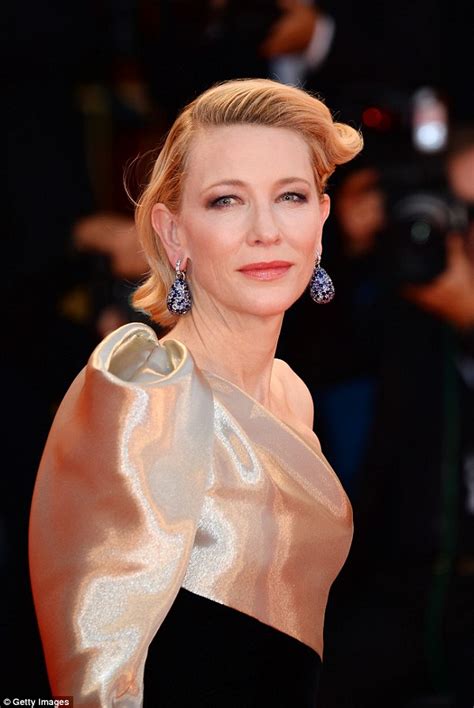 Venice Film Festival: Cate Blanchett, 49, stuns in one-shoulder gown
