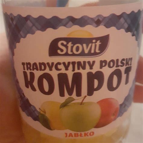 Tradycyjny polski kompot jabłko Stovit - kalorie, kJ i wartości ...