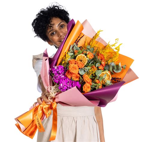 Amber Peach Radiance | Taze Çiçek