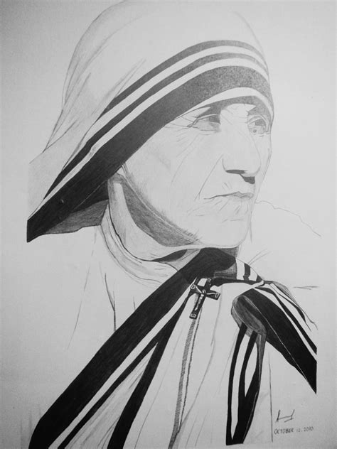 Mother Teresa Drawing
