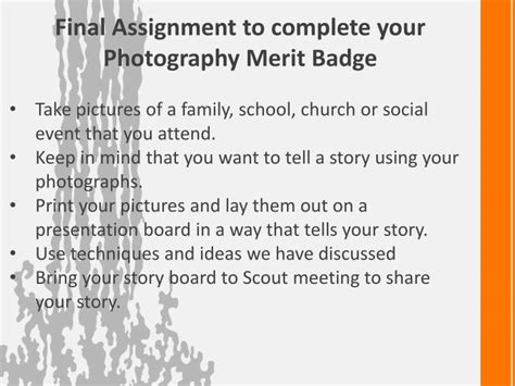 PPT - Photography Merit Badge PowerPoint Presentation - ID:2944286