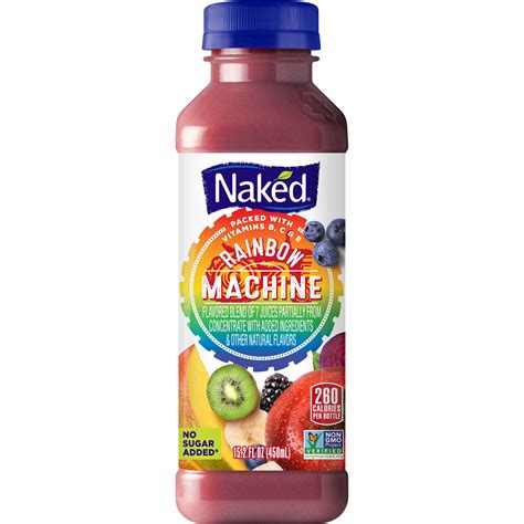 Naked Juice, Rainbow Machine, 15.2 fl oz - Walmart.com