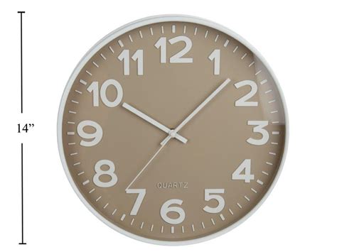 grey white wall clock   inventory headquarters