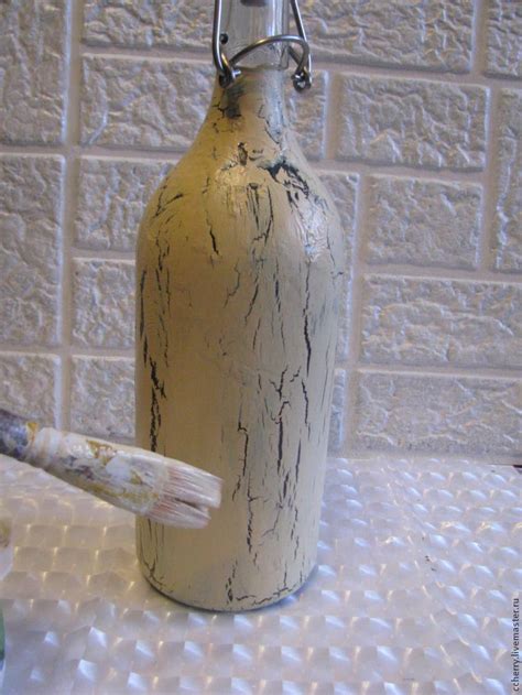 Декупаж бутылки для оливкового масла. Мастер-класс - Russian-Handmade.com