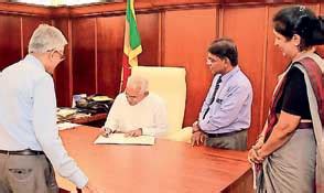 state minister  finance assumes duties daily mirror sri lanka