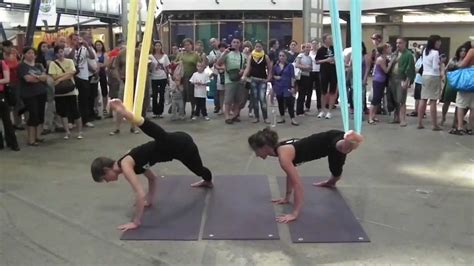 Antigravity Yoga Demo - YouTube