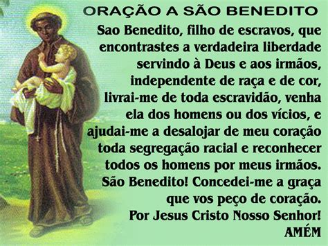 Oracao A Sao Benedito - Fazendo uma Oração: Oração a São Benedito