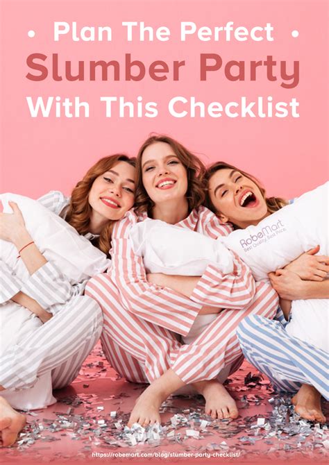 Plan The Perfect Slumber Party With This Checklist | Slumber parties ...