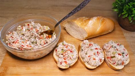 Простая рыбная намазка. Семья будет довольна! Вкуснейшие бутерброды в ...