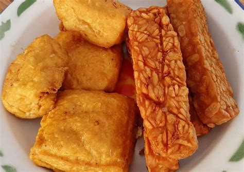Resep Tahu tempe goreng renyah oleh Mawar - Cookpad