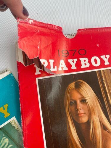 Vtg Playboy Playmate Calendar Lot of 7 - 1960, 68-72, 1974 with sleeves